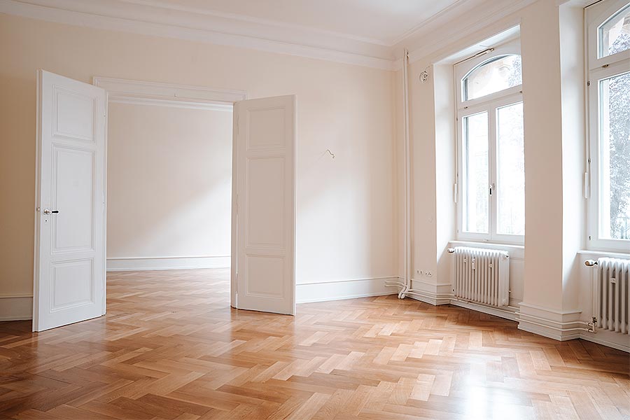 Fertig gestellter Innenausbau in Altbauwohnung, Freiburg