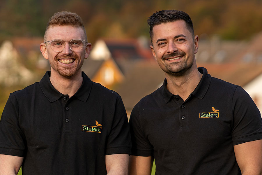 Phillip Steiert und Dennis Vonderstraß, Geschäftsführer der Steiert GmbH & Co. KG